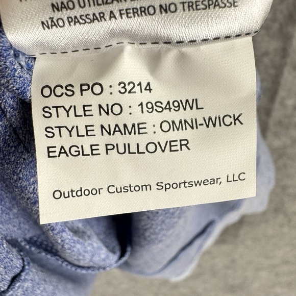 Columbia Pullover Womens 2XL‎ Blue Churchill Downs Kentucky Derby 148 OmniWick - Picture 10 of 11